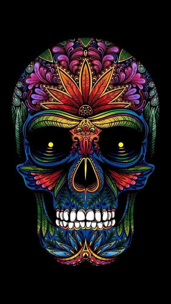 Diamantmaling Farverigt Kranie - SEOS Shop ®