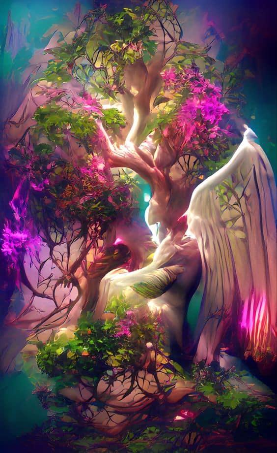 Diamantmaleri Kosmisk Livets Træ - SEOS Shop ®