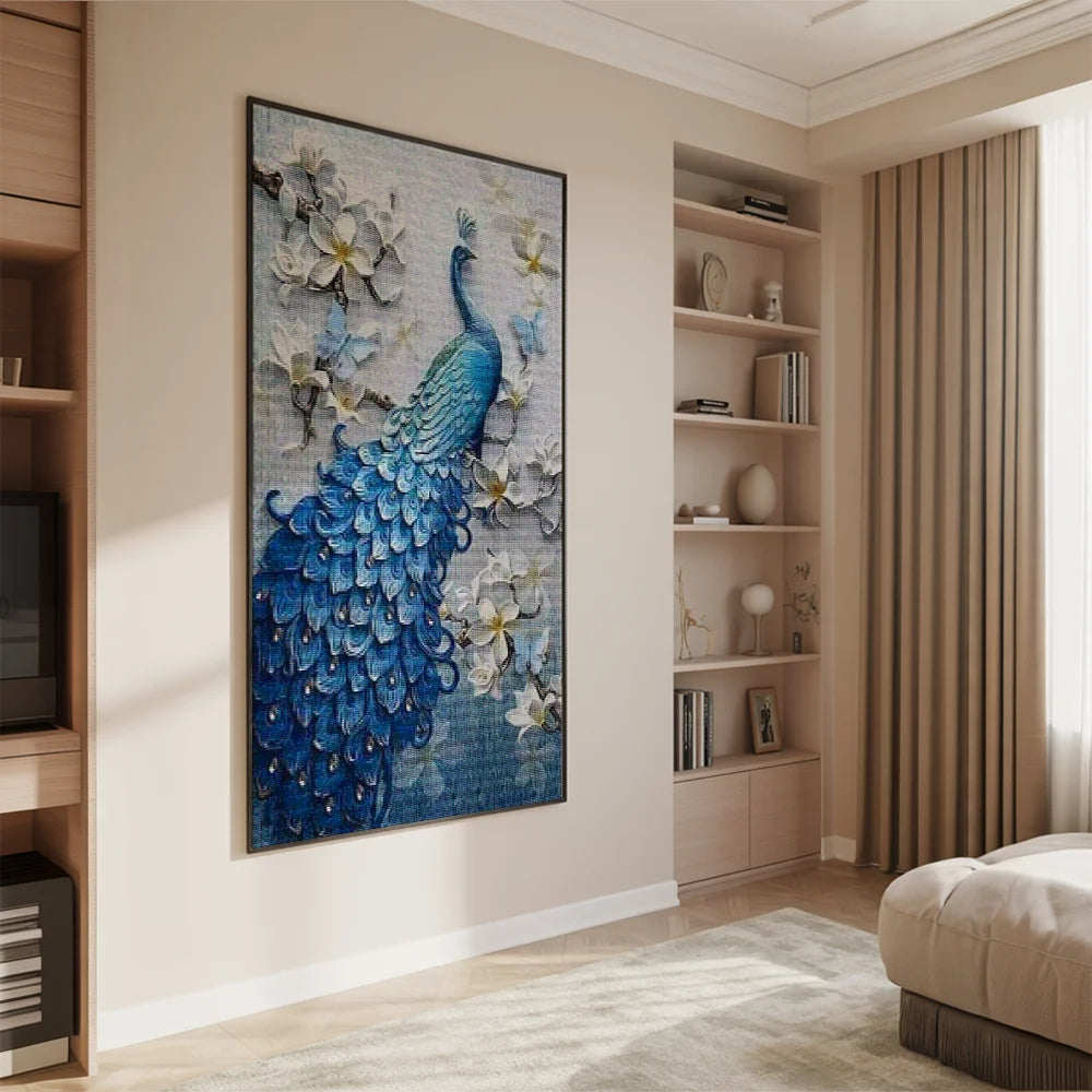 Blå påfugl | Stor størrelse - SEOS Shop ®