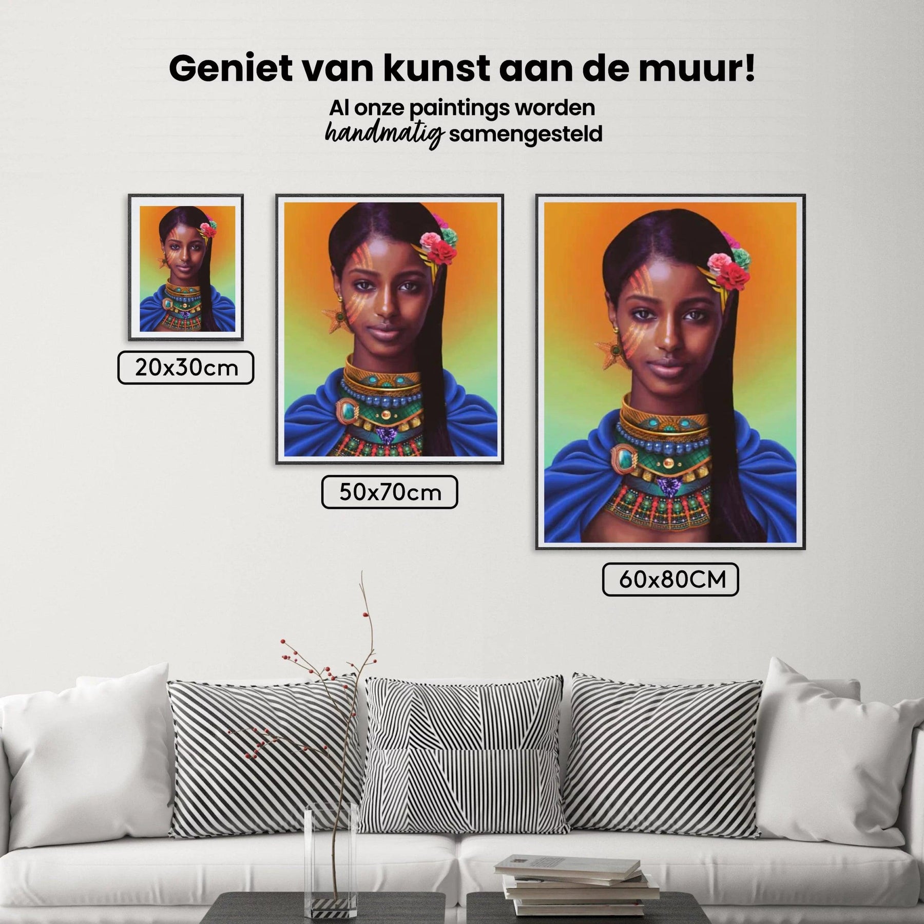 Diamantmaleri Afrikansk smuk pige - SEOS Shop ®