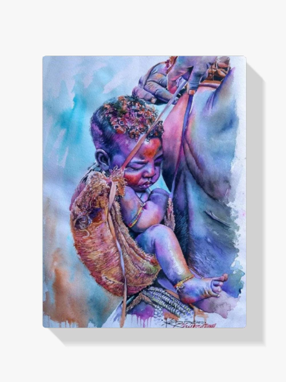 Diamantmaleri Afrikansk mor - SEOS Shop ®