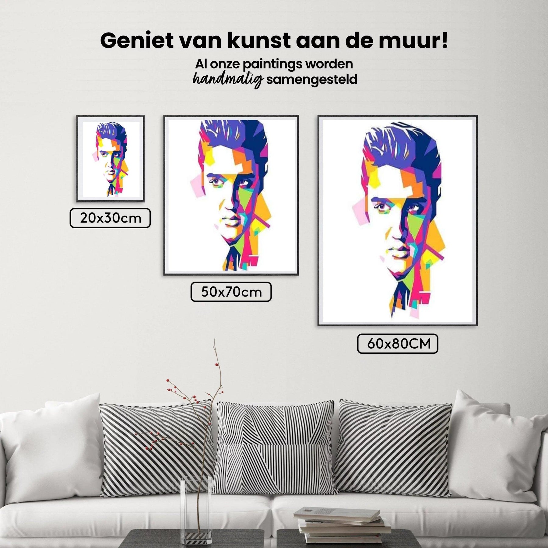 Diamantmaleri Elvis Presley abstrakt - SEOS Shop ®