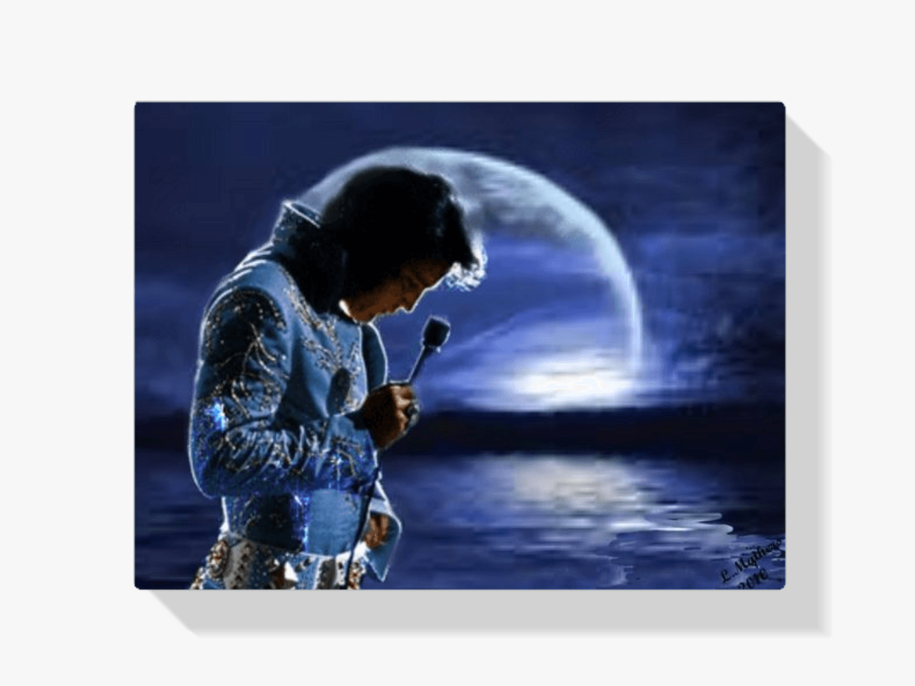 Diamantmaleri Elvis Presley om aftenen - SEOS Shop ®