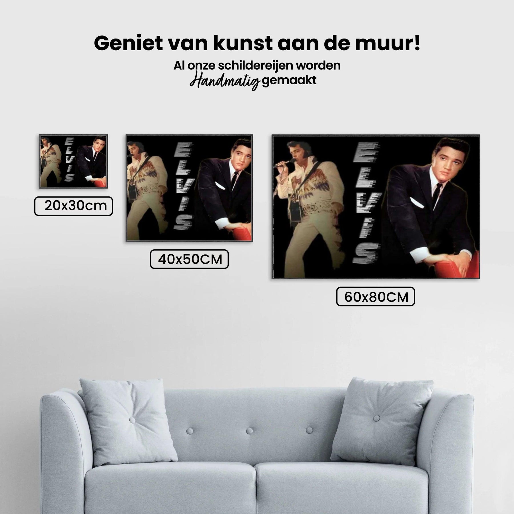 Diamantmaleri Elvis Presley to faser - SEOS Shop ®