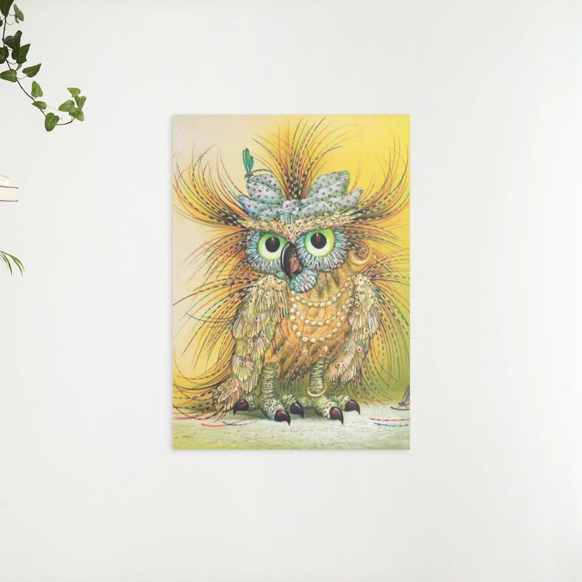 Diamantmaleri Gul Abstrakt Ugle - SEOS Shop ®