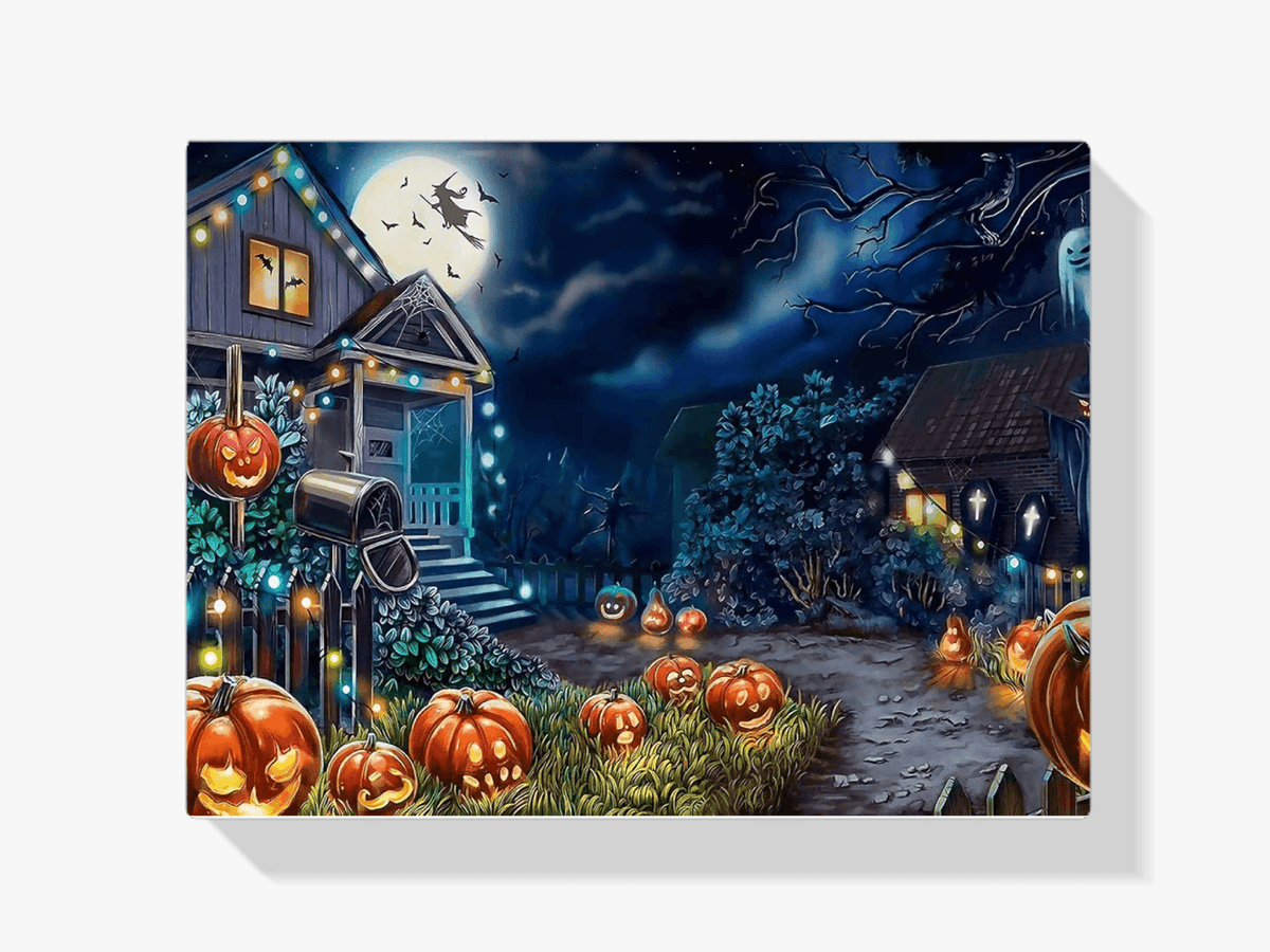 Diamantmaling Halloween Hus - SEOS Shop ®