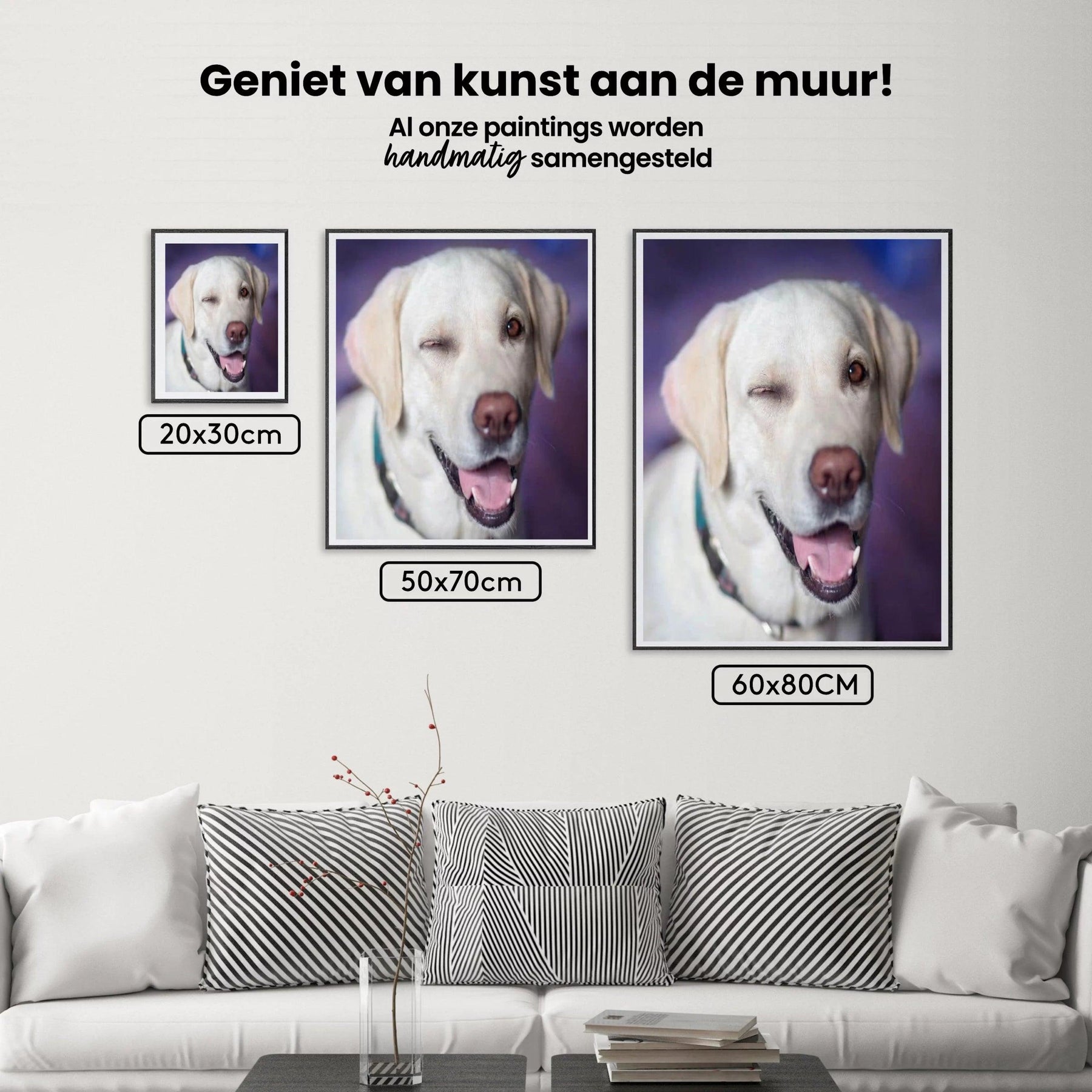Diamantmaling Hund med blink - SEOS Shop ®