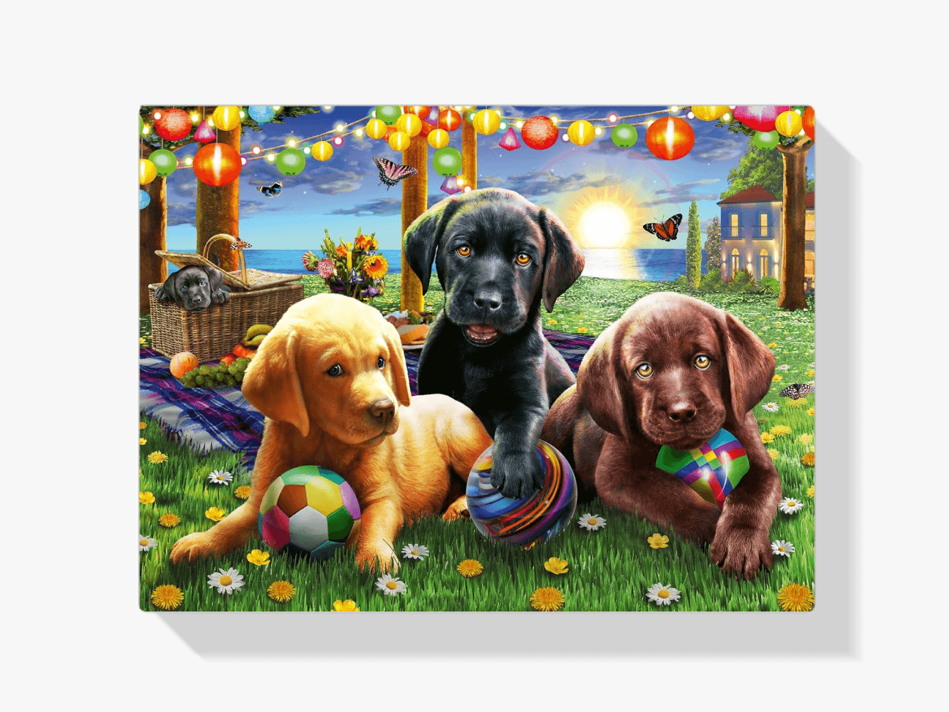 Diamantmaling Hunde Leger - SEOS Shop ®