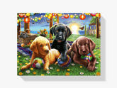 Diamantmaling Hunde Leger - SEOS Shop ®