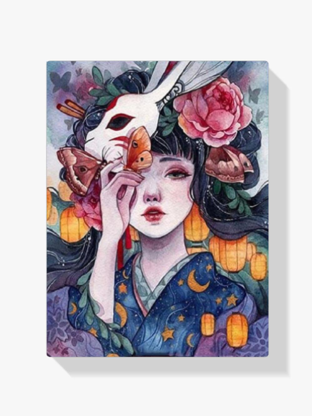 Diamantmaleri Japansk Pige - SEOS Shop ®