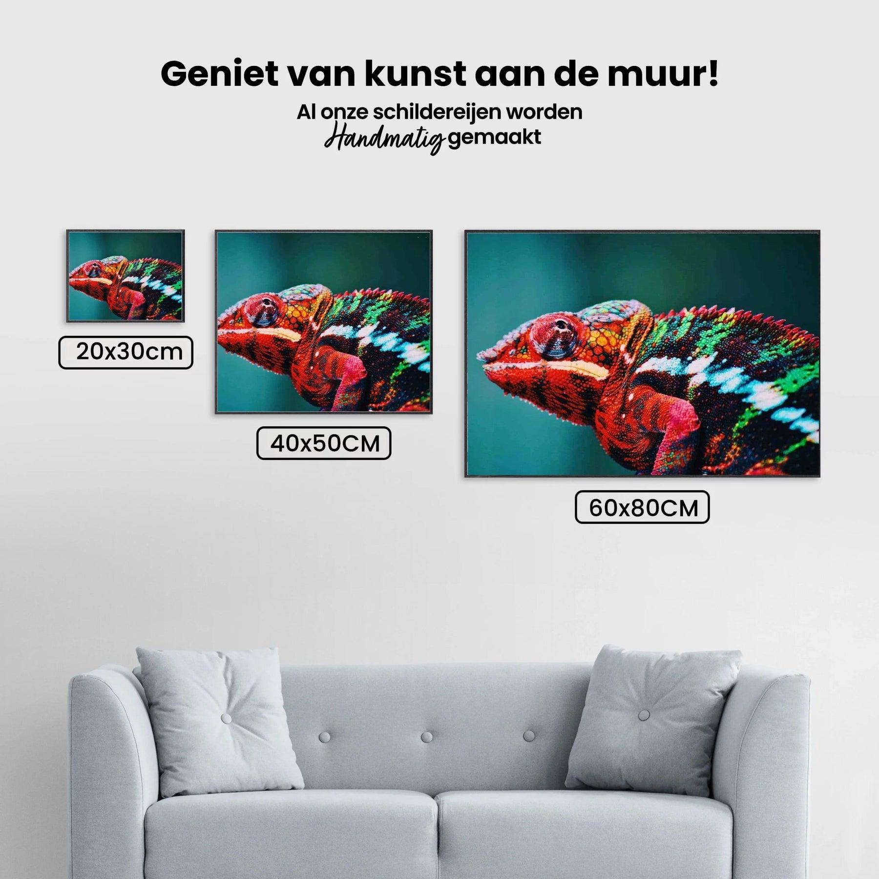 Diamantmaleri Kamæleon 45x30 cm – SEOS Shop ®