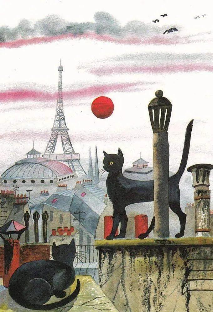 Diamantmaleri - Kat i Paris - SEOS®