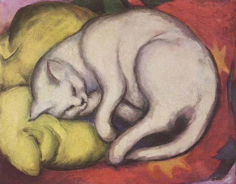 Diamantmaling - Kat på en gul pude - SEOS®