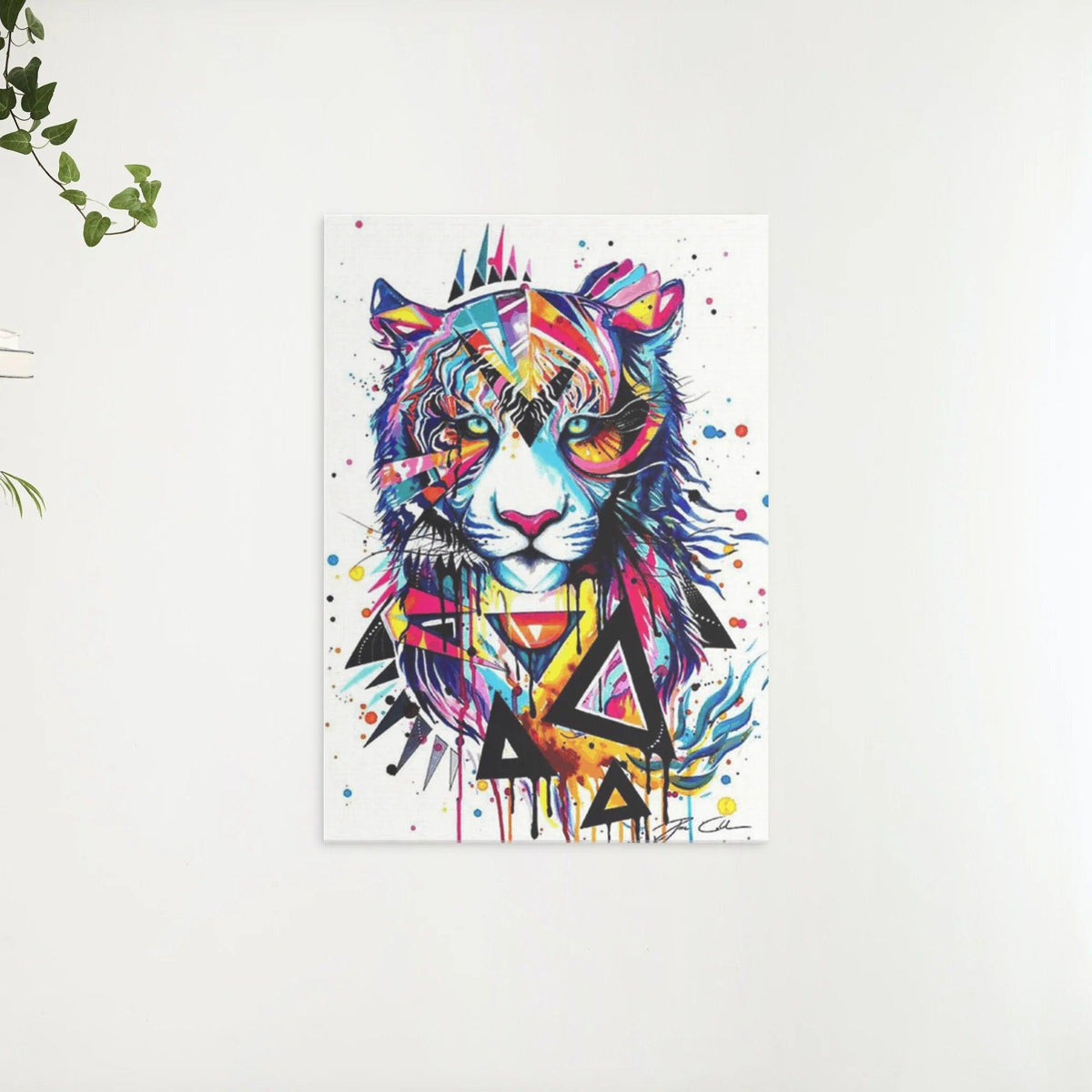 Diamantmaleri Farverig Tiger - SEOS Shop ®