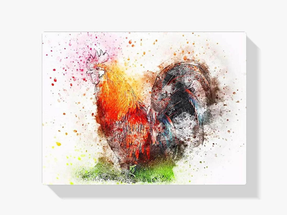 Diamantmaling Farverig Hane - SEOS Shop ®