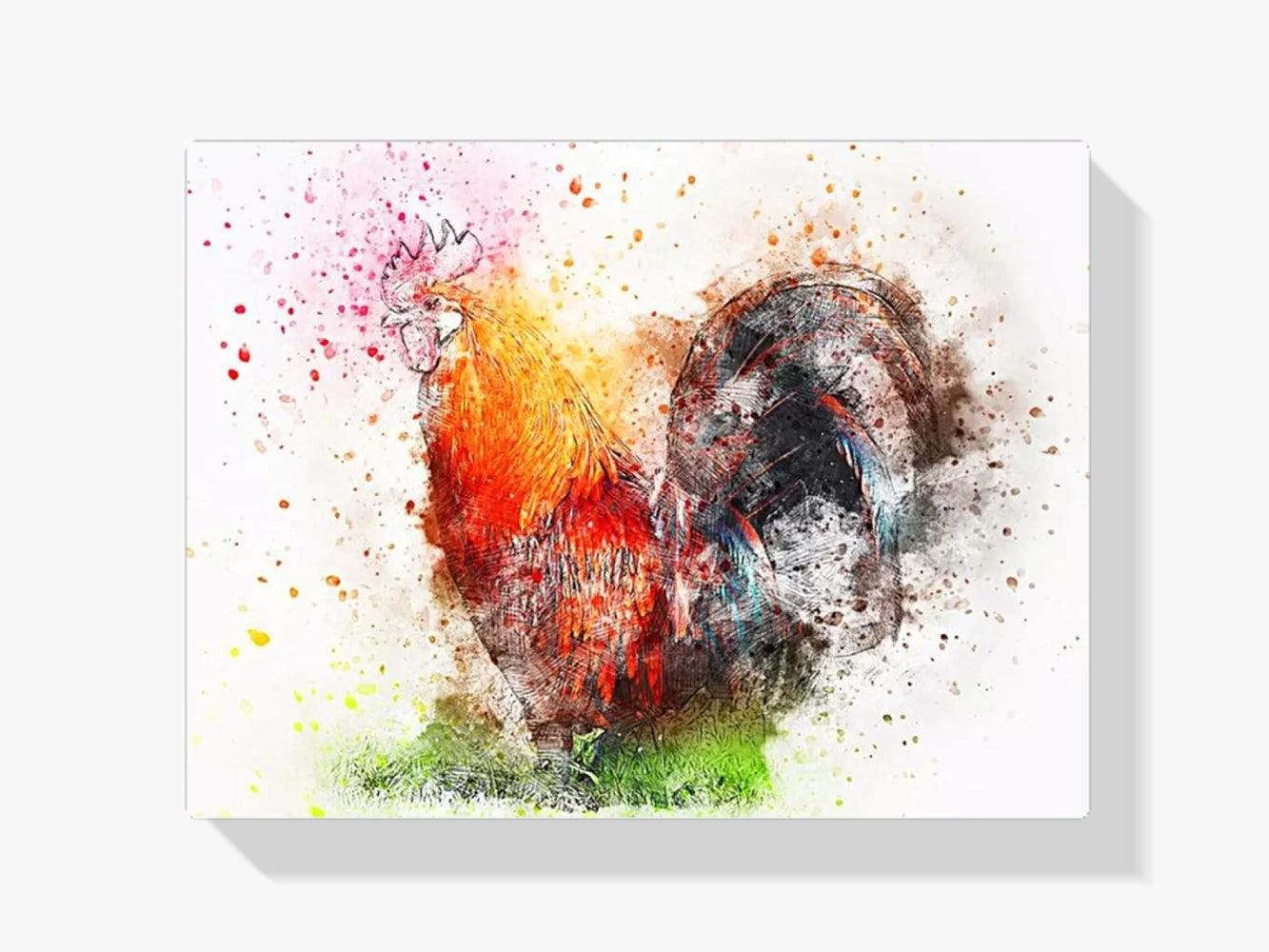 Diamantmaling Farverig Hane - SEOS Shop ®