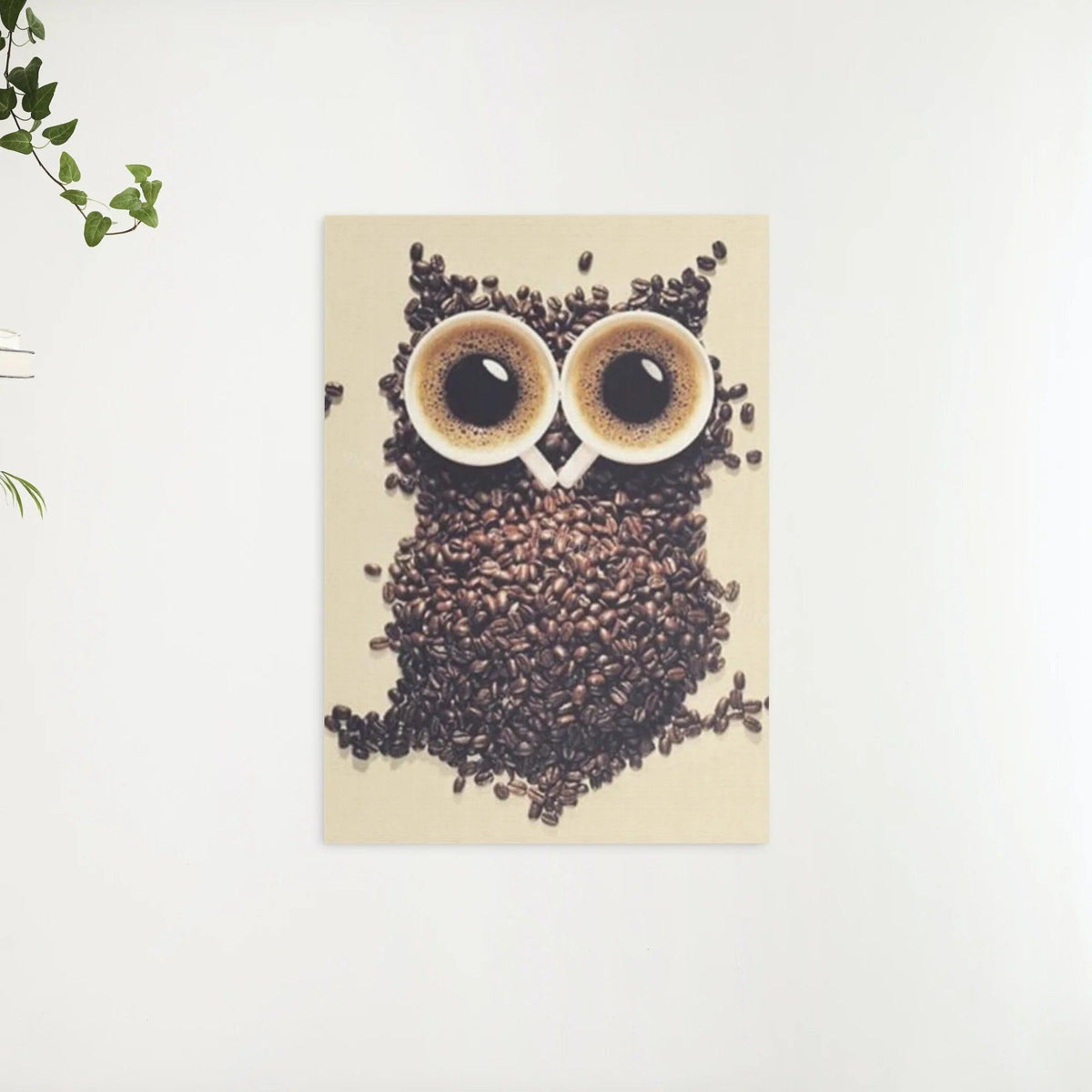 Diamantmaleri Kaffebønne Ugle - SEOS Shop ®