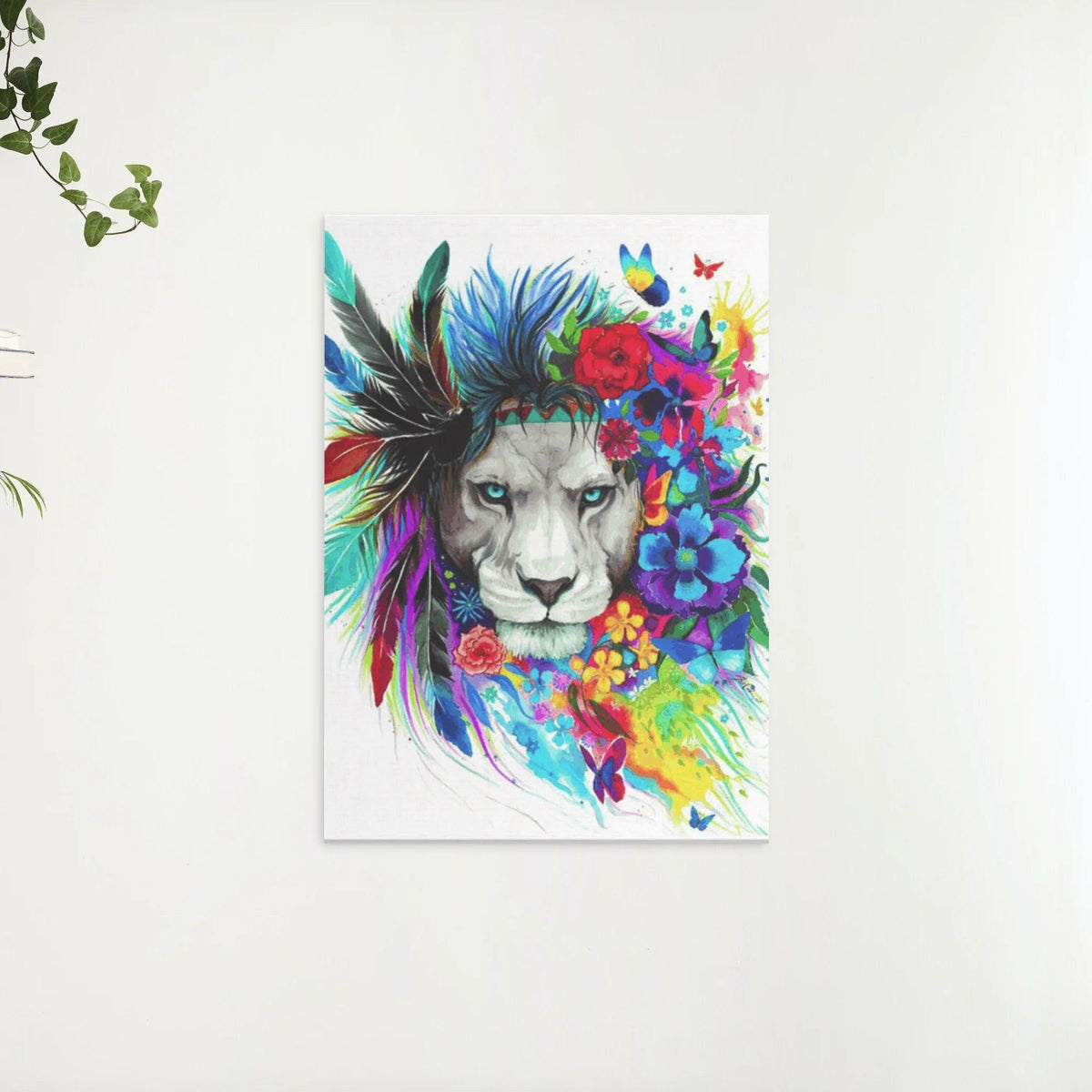 Diamantmaling Løve med fjer - SEOS Shop ®