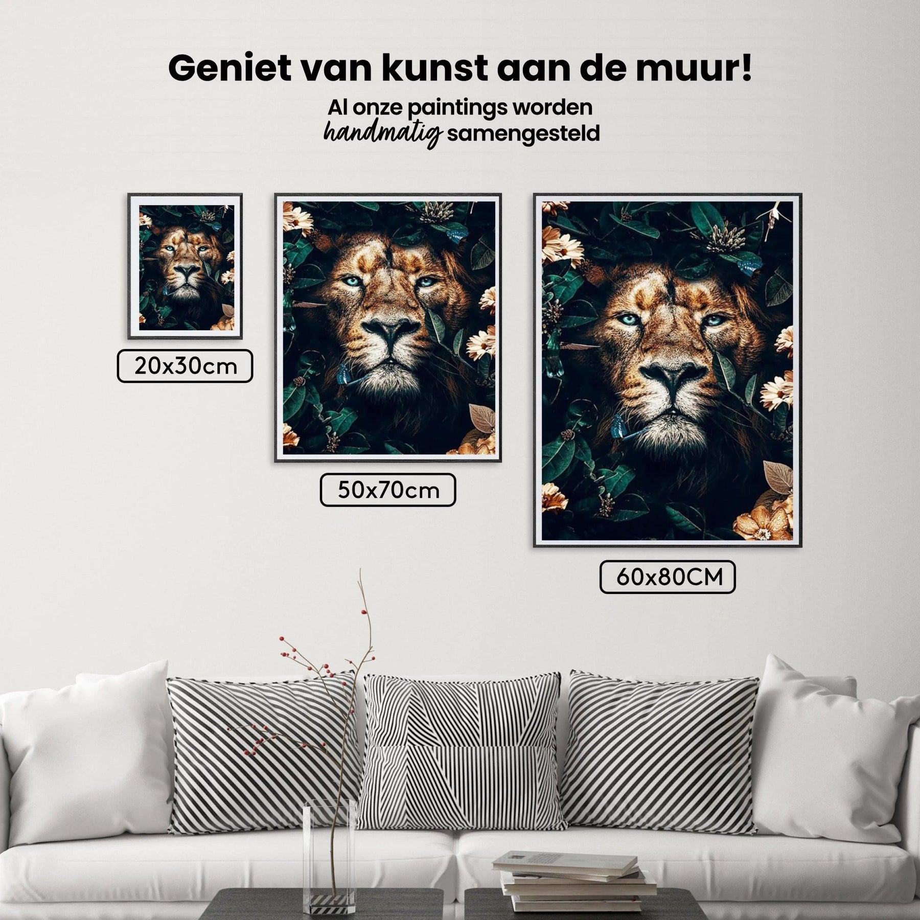 Diamantmaleri Løve Skjult - SEOS Shop ®
