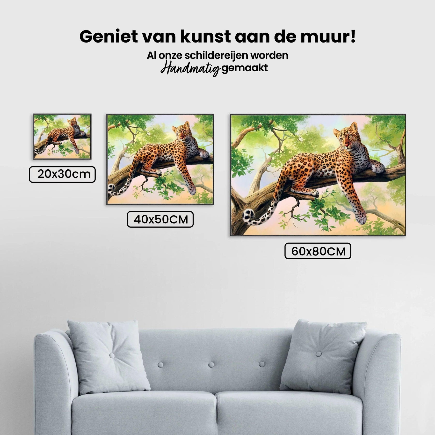 Diamantmaling Liggende Leopard - SEOS Shop ®