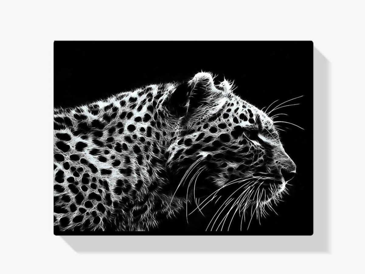 Diamantmaleri Leopard Sort og Hvid - SEOS Shop ®