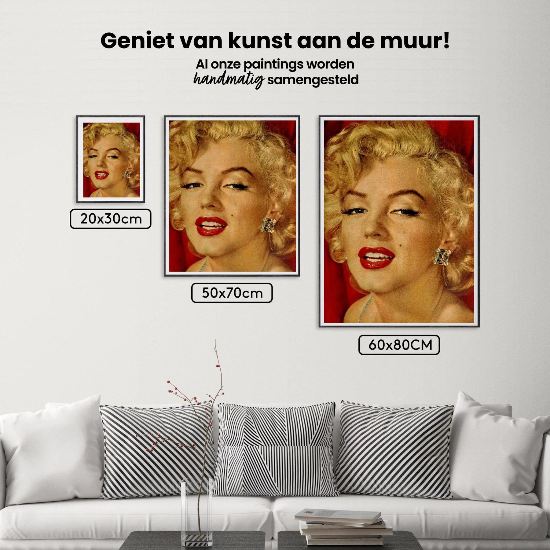 Diamantmaleri Marilyn Monroe portræt - SEOS Shop ®