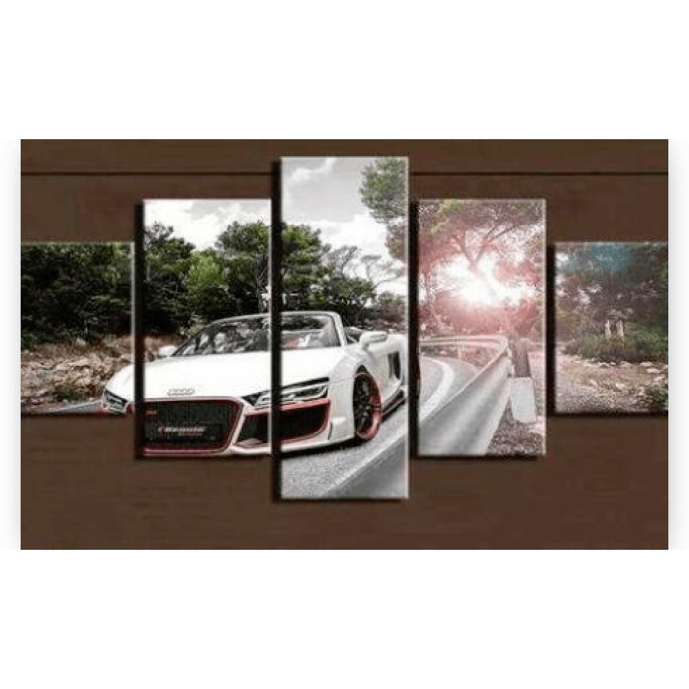 Diamantmaleri Smuk sportsvogn 5-delt - SEOS Shop ®