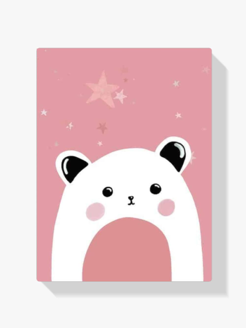 Diamantmaleri lyserød bjørn - SEOS Shop ®