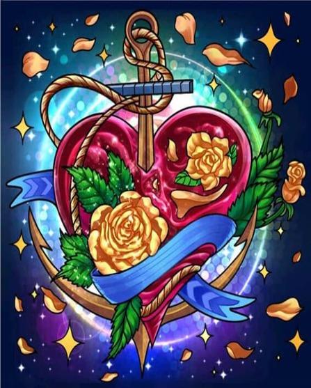 Diamantmaling Rozenhart - SEOS Shop ®