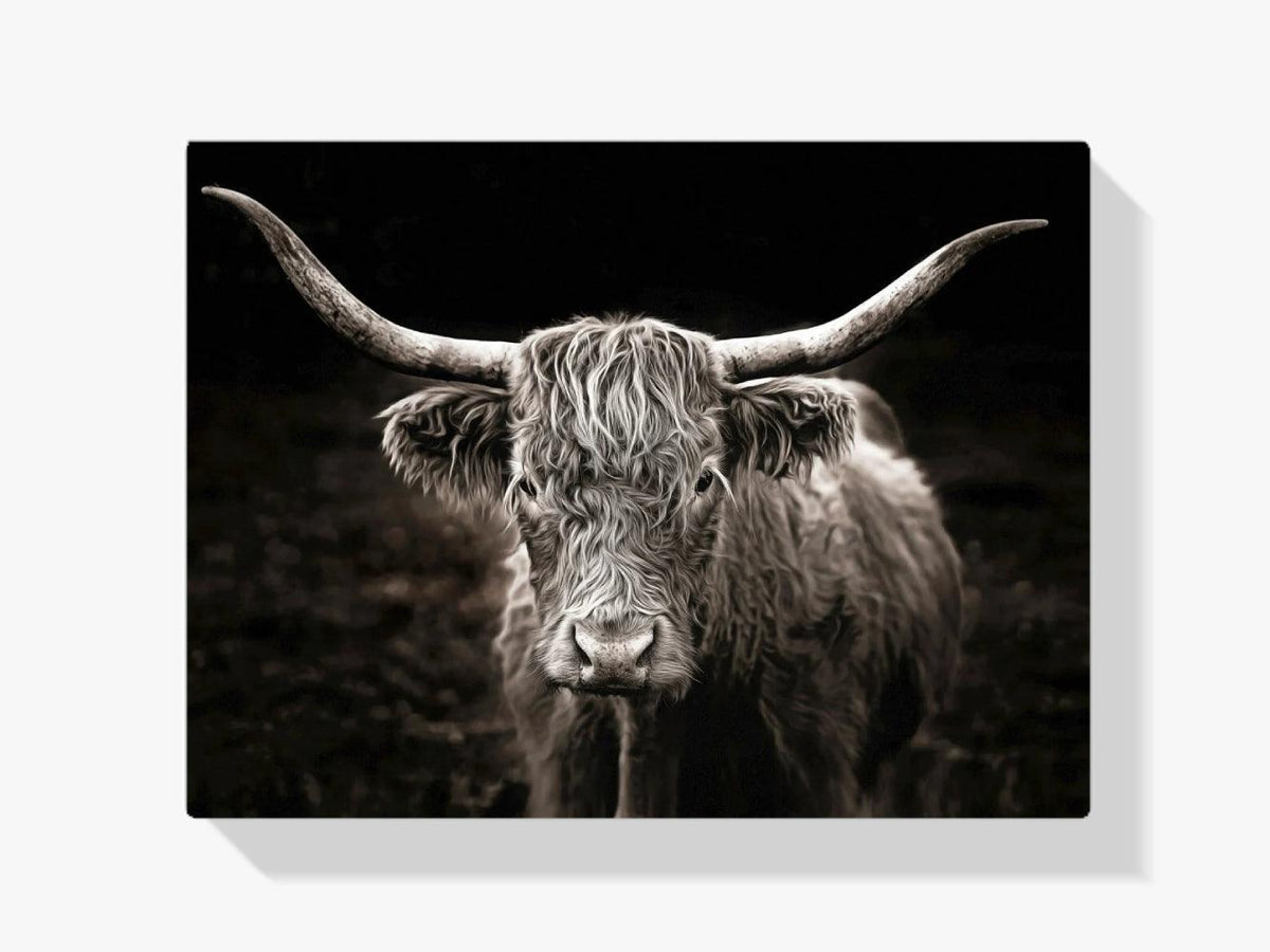 Diamantmaleri Skotsk højlander - Skotsk højlander i vintagestil - SEOS Shop ®