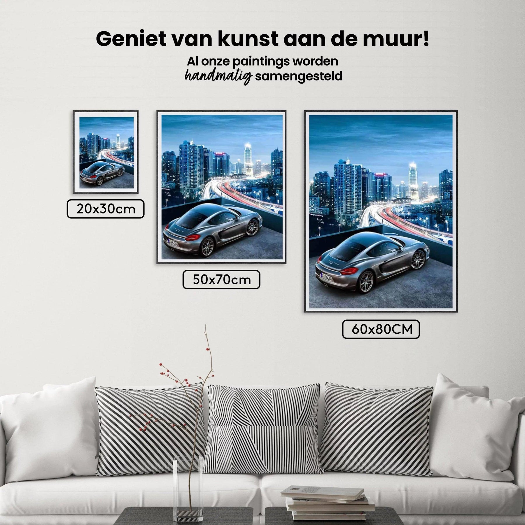 Diamantmaling Hurtig sportsvogn i byen - SEOS Shop ®