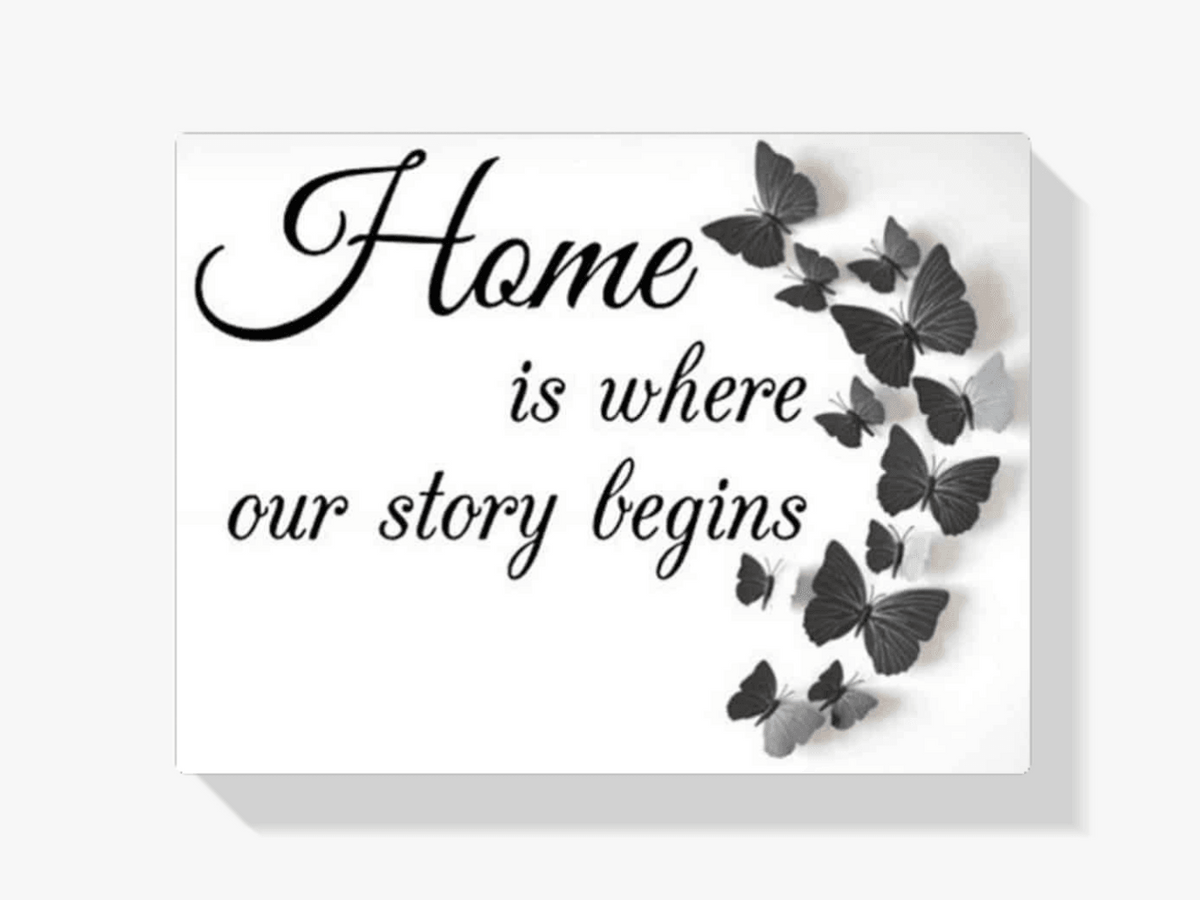 Diamond Painting Home er hvor vores historie begynder – SEOS Shop ®