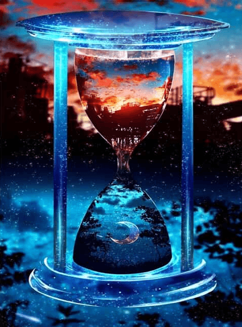 Diamantmaling Timeglas - SEOS Shop ®