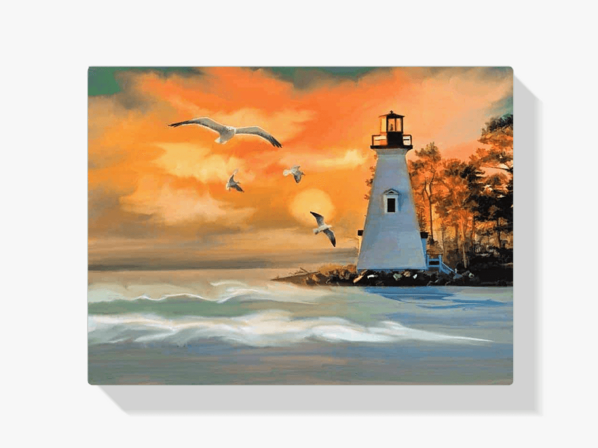 Diamantmaling Fyrtårn Texel og øerne – SEOS Shop ®