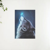 Diamantmaleri Ulv med Sommerfugl - SEOS Shop ®
