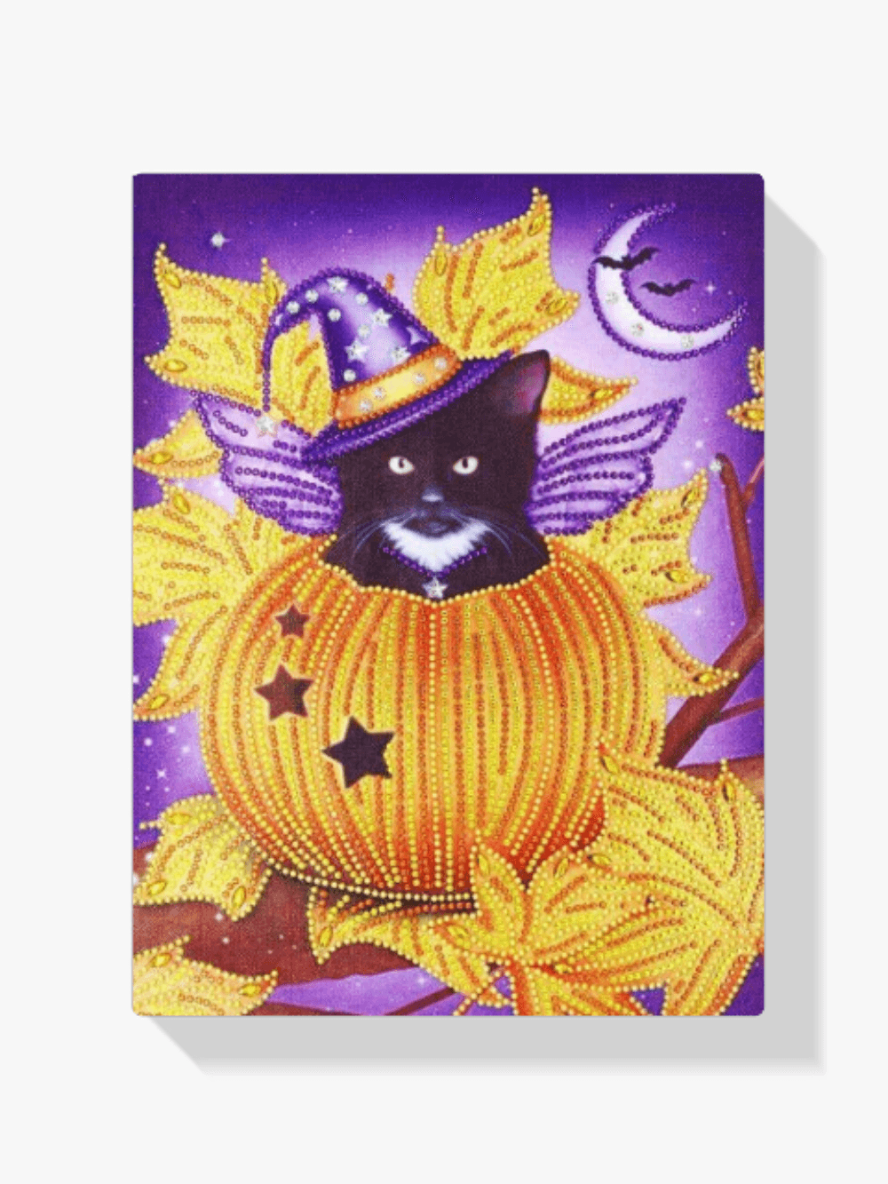 Diamantmaleri Sort Kat i Græskar - SEOS Shop ®