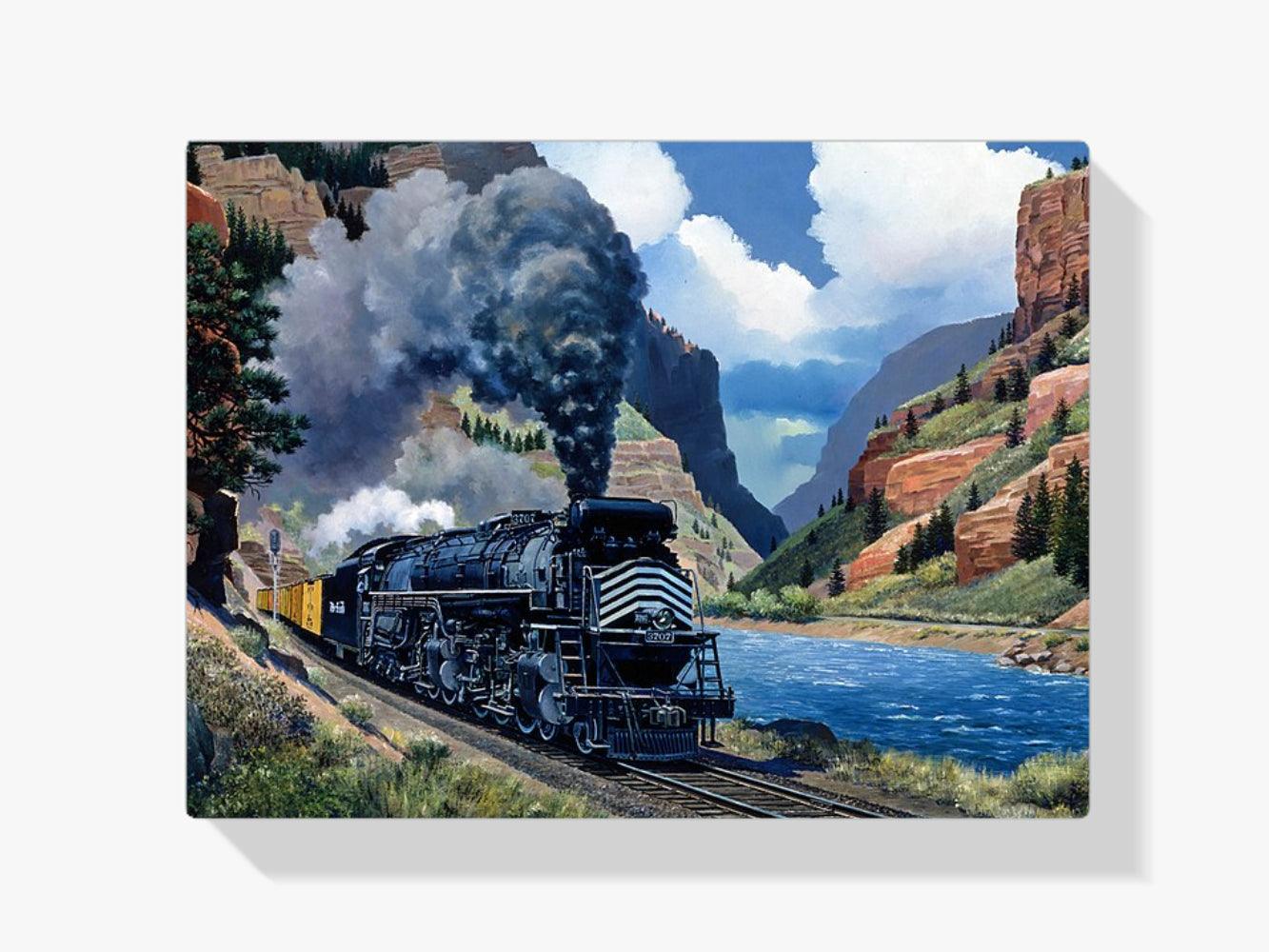 Diamantmaleri - Denver og Rio Grande Western nr. 3707 - SEOS Shop ®