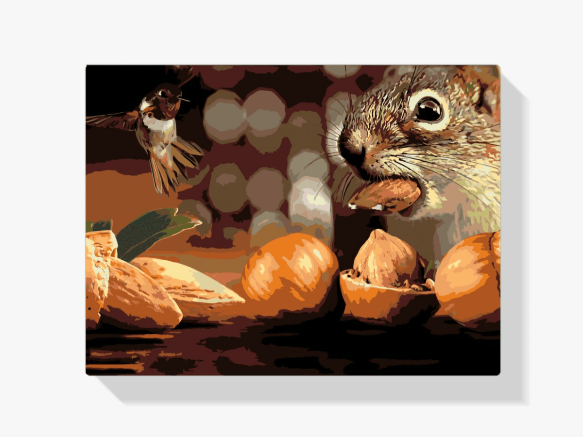 Diamantmaling - Egern og Fugl - SEOS®