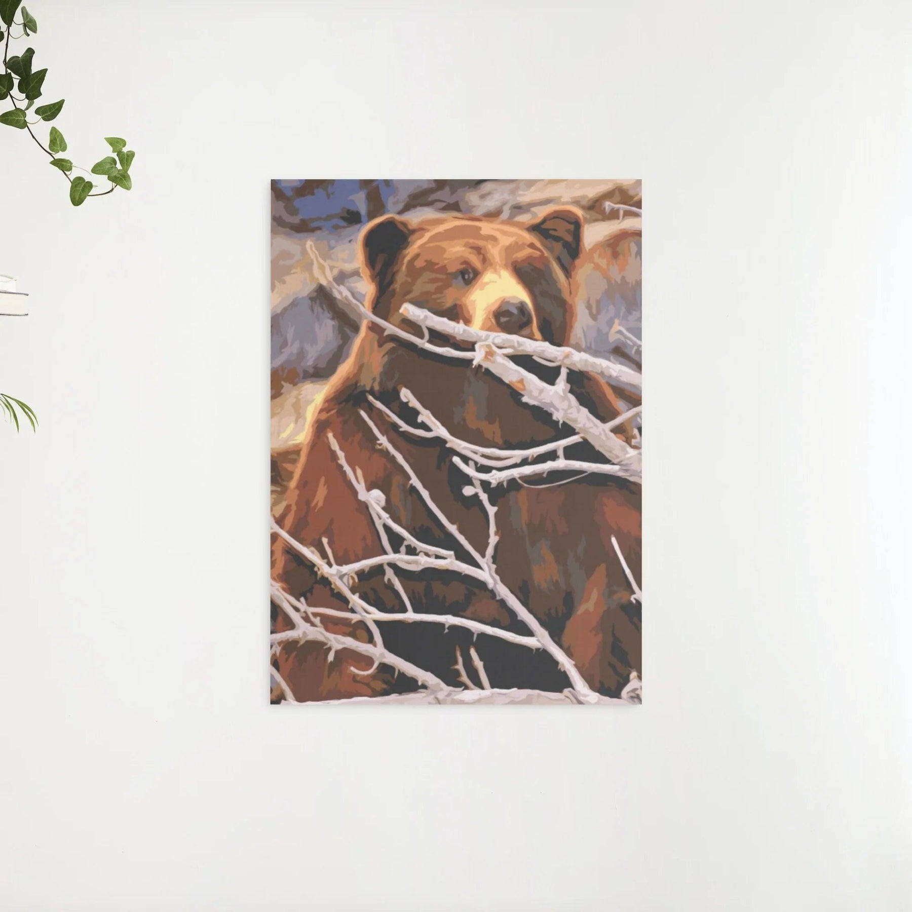 Diamantmaling - En bjørn lurer efter bytte - SEOS®