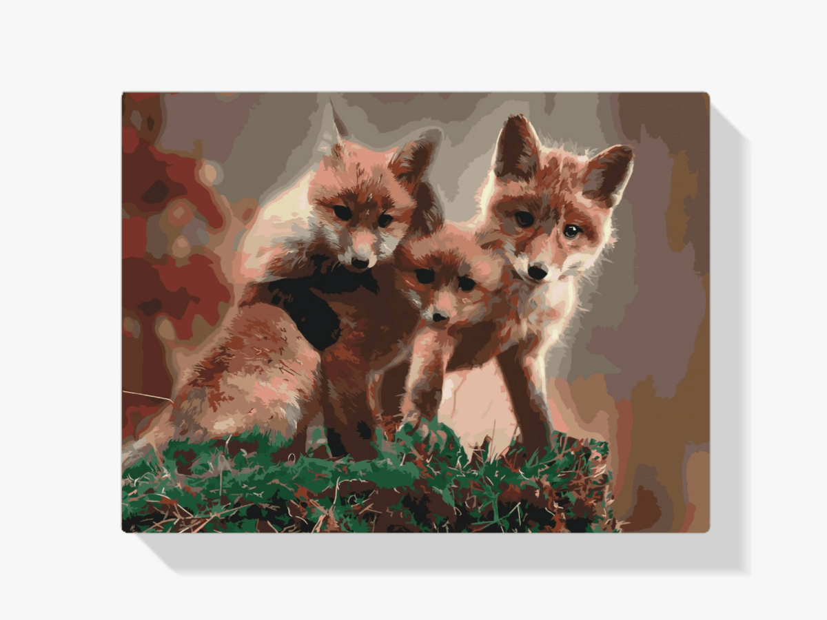 Diamantmaleri - En ræveunge - SEOS®