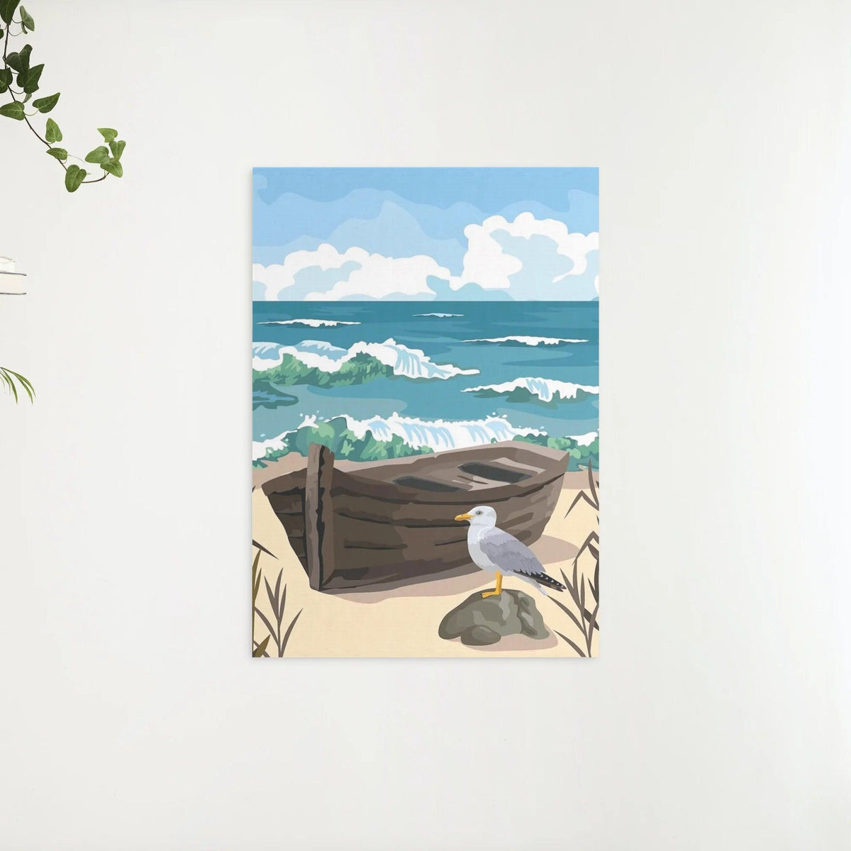 Diamantmaleri - Ensom Måge - SEOS®