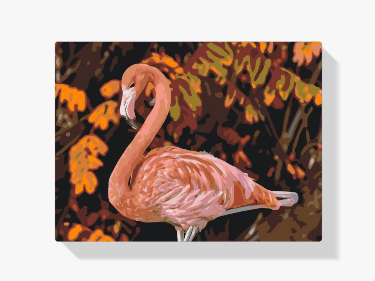 Diamantmaleri - Flamingo i naturen - SEOS®