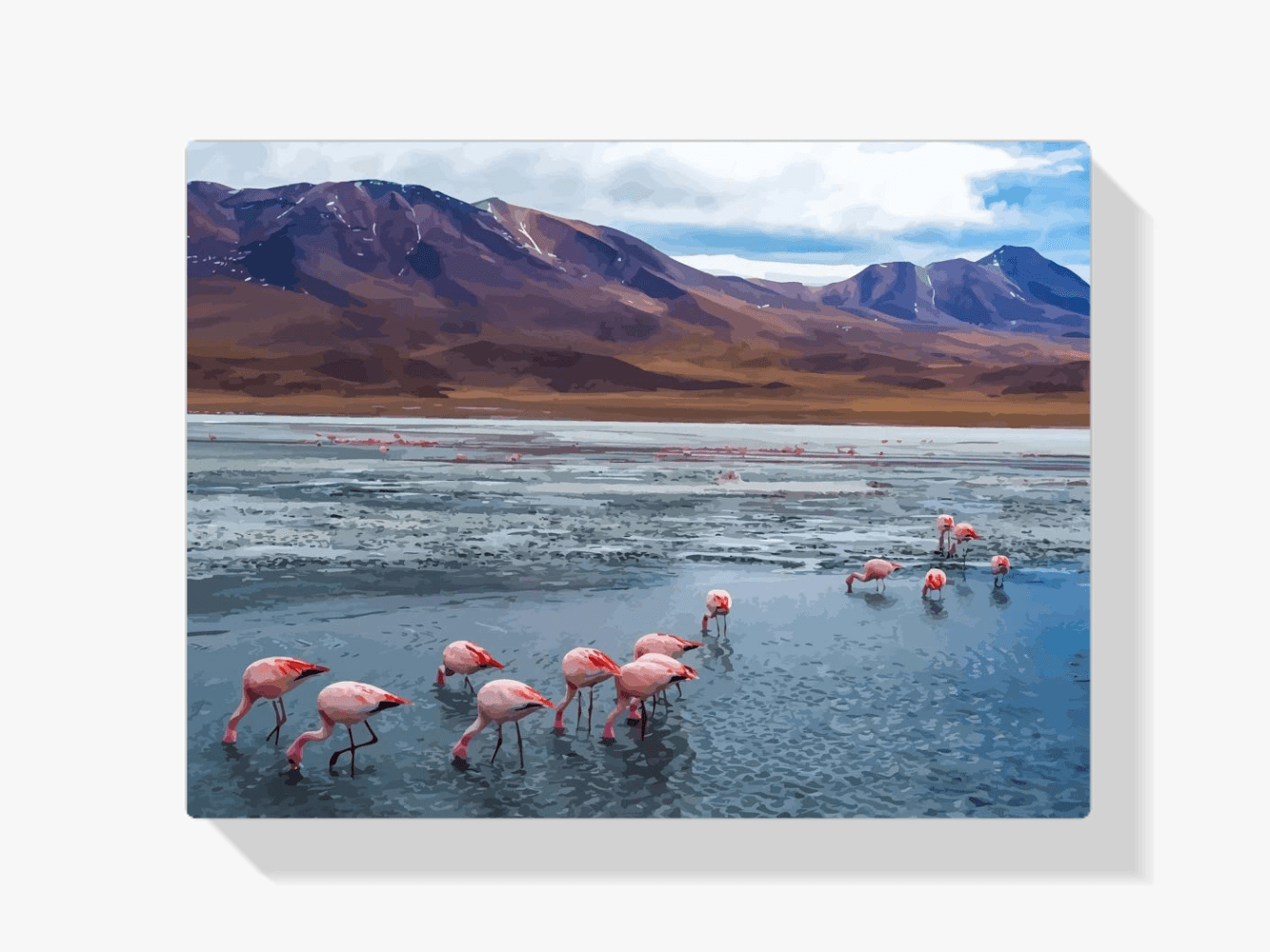 Diamantmaleri - Flamingoer i Bolivia - SEOS Shop ®