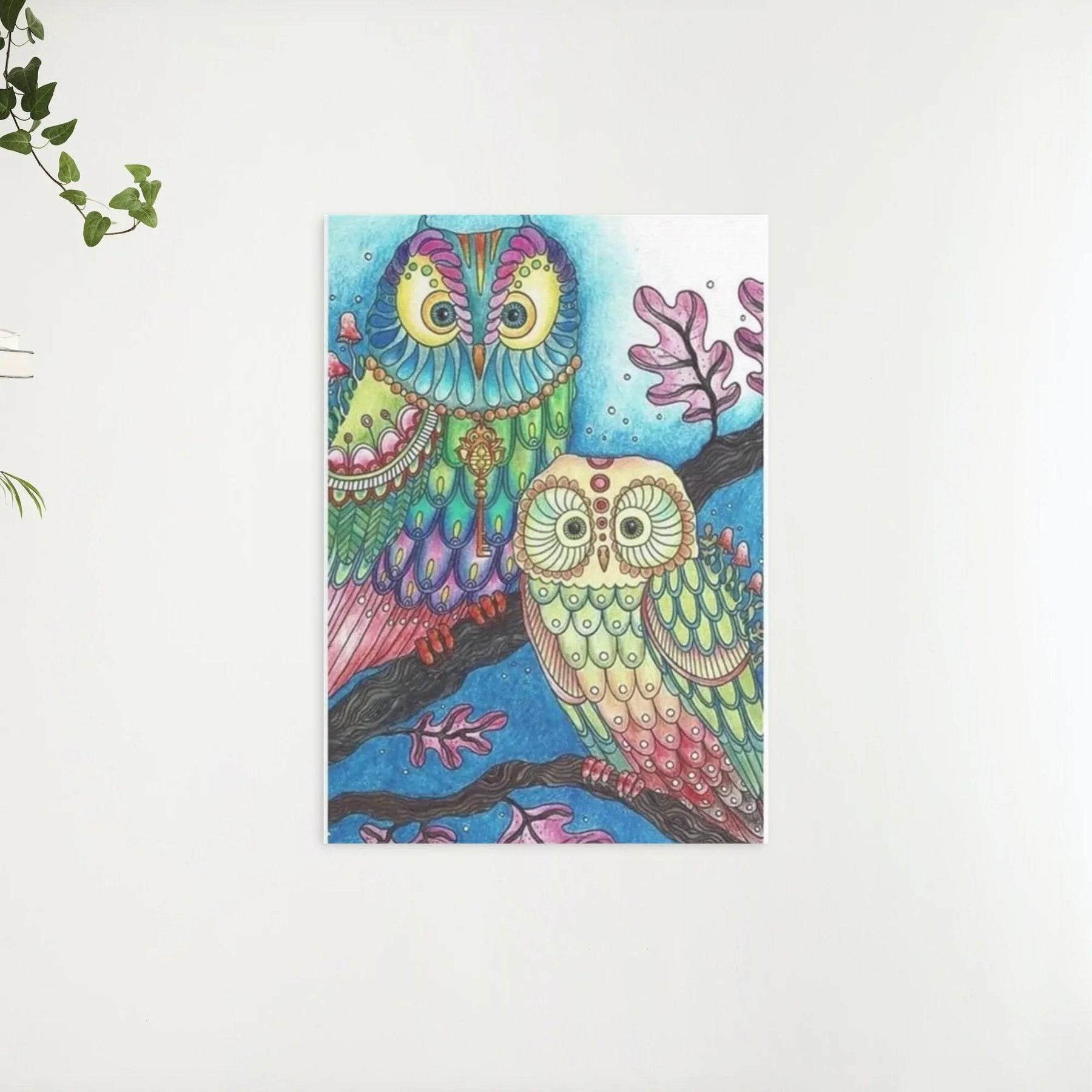 Diamantmaling - Farvet ugle - SEOS®