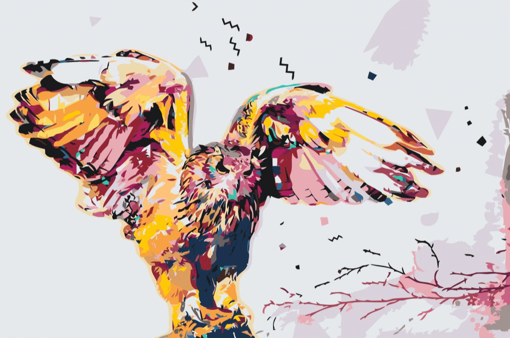 Diamantmaleri - Gylden Sneugle - SEOS®