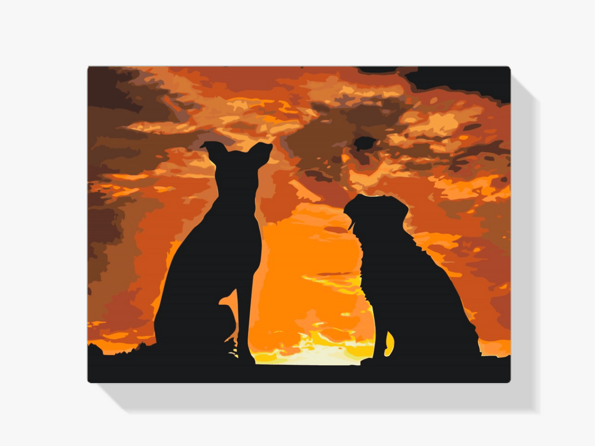 Diamantmaling - Hundevenner - SEOS®