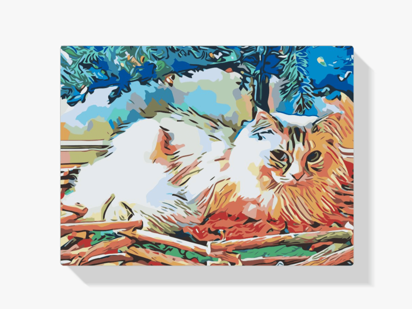 Diamantmaling - Kat under træet - SEOS®