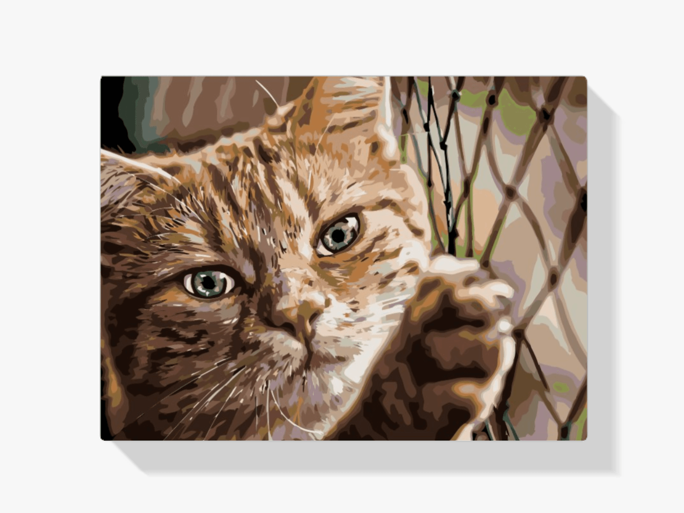 Diamantmaling - Kat på hegnet - SEOS®