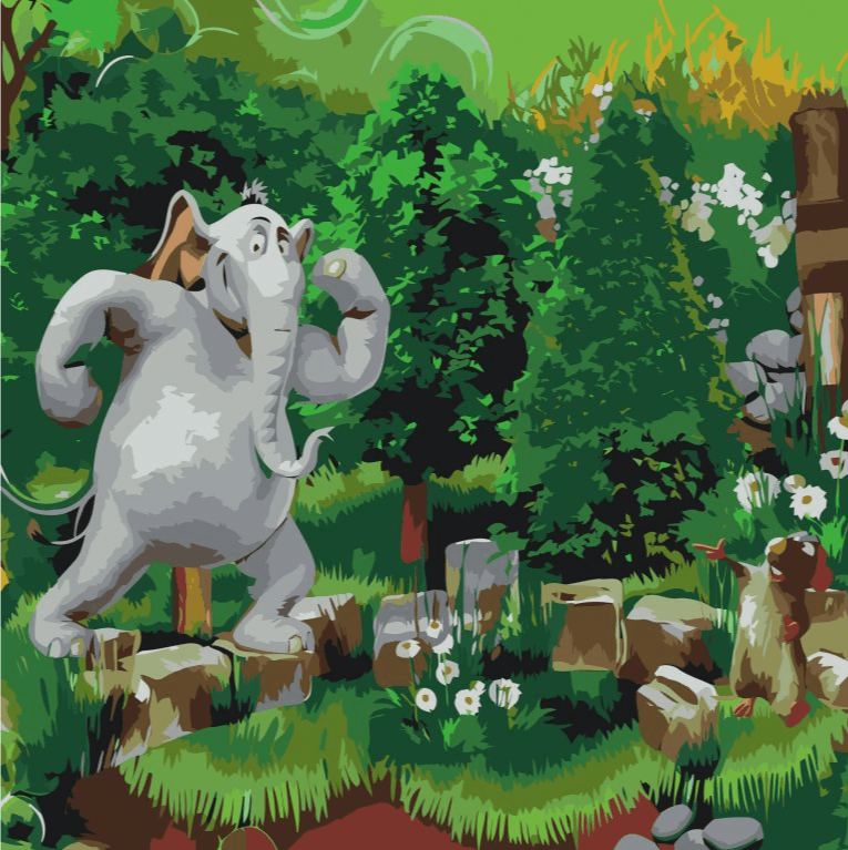 Diamantmaleri - Elefant Horton - SEOS®