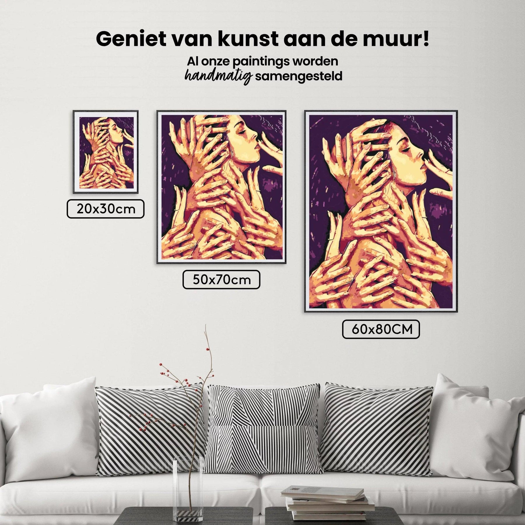 Diamantmaleri - Kvinde i sine håndflader - SEOS Shop ®